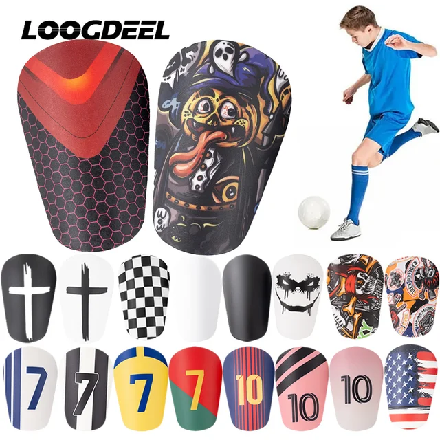 Loogdeel 1 para dorosłych dzieci piłka nożna nagolenniki trening piłkarski noga tablica ochronna antypoślizgowe sportowe Mini Shin Legging wspiera