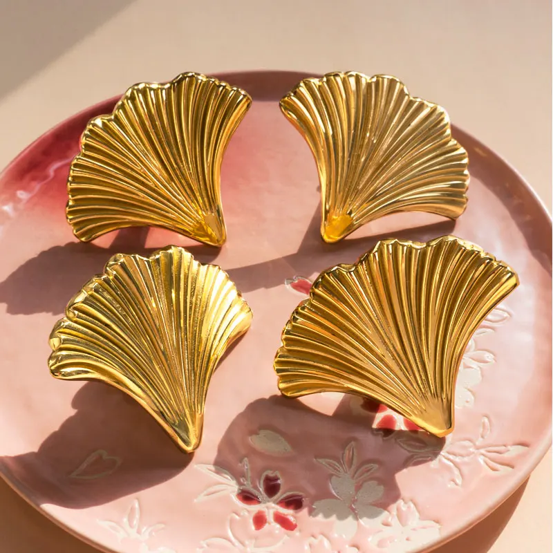 

Creative Brass Cabinet Handles Gold Ginkgo Decor Bedroom Wardrobe Pulls Kitchen Cupboard Door Knobs Copper Furniture Hardware