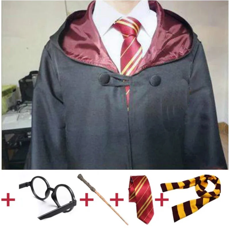 2025 NewKids Adult Cosplay Granger Party Clothes Cloak School Uniform Women Men Children Sweater Halloween Costume AA