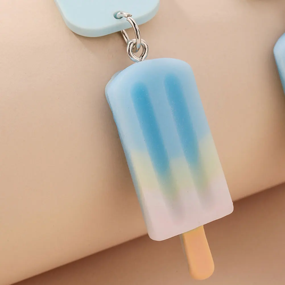 

20 Pcs Ice Cream Popsicle Pendant Ornaments Jewelry Charm Stick Charms for Earrings
