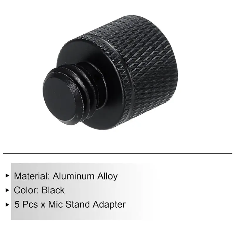 AT82-For Tripod Stand Mount 5 Pieces Stand Adapter 1/4