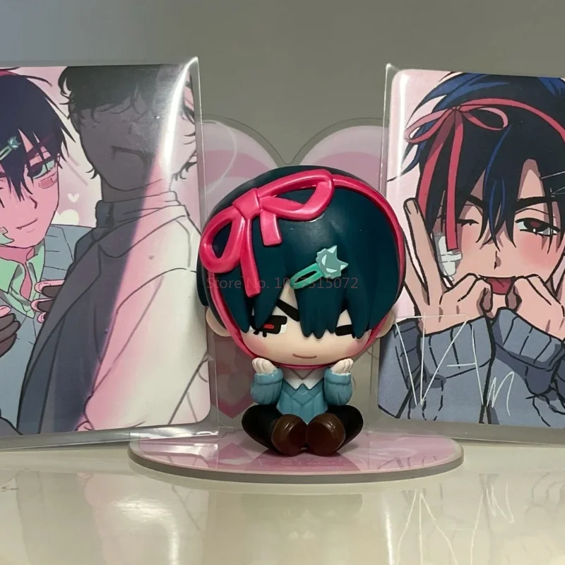 새로운 정품 외계인 무대 블라인드 박스 만화 이반 인형 미니 인형 귀여운 루카 펜던트 서프라이즈 박스 장식 생일 외계인 무대 선물