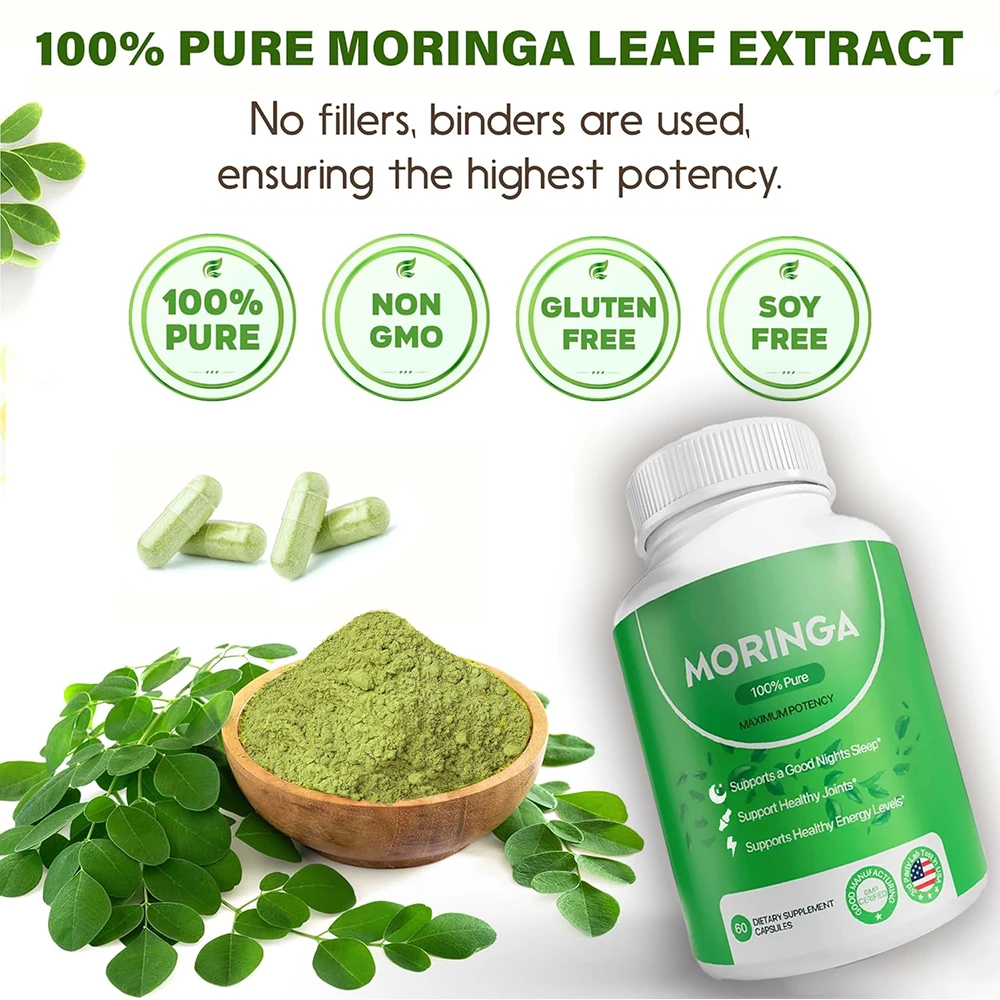 Moringa Capsules - Energieboos - Moringa Leaf Powder recensie en prijs