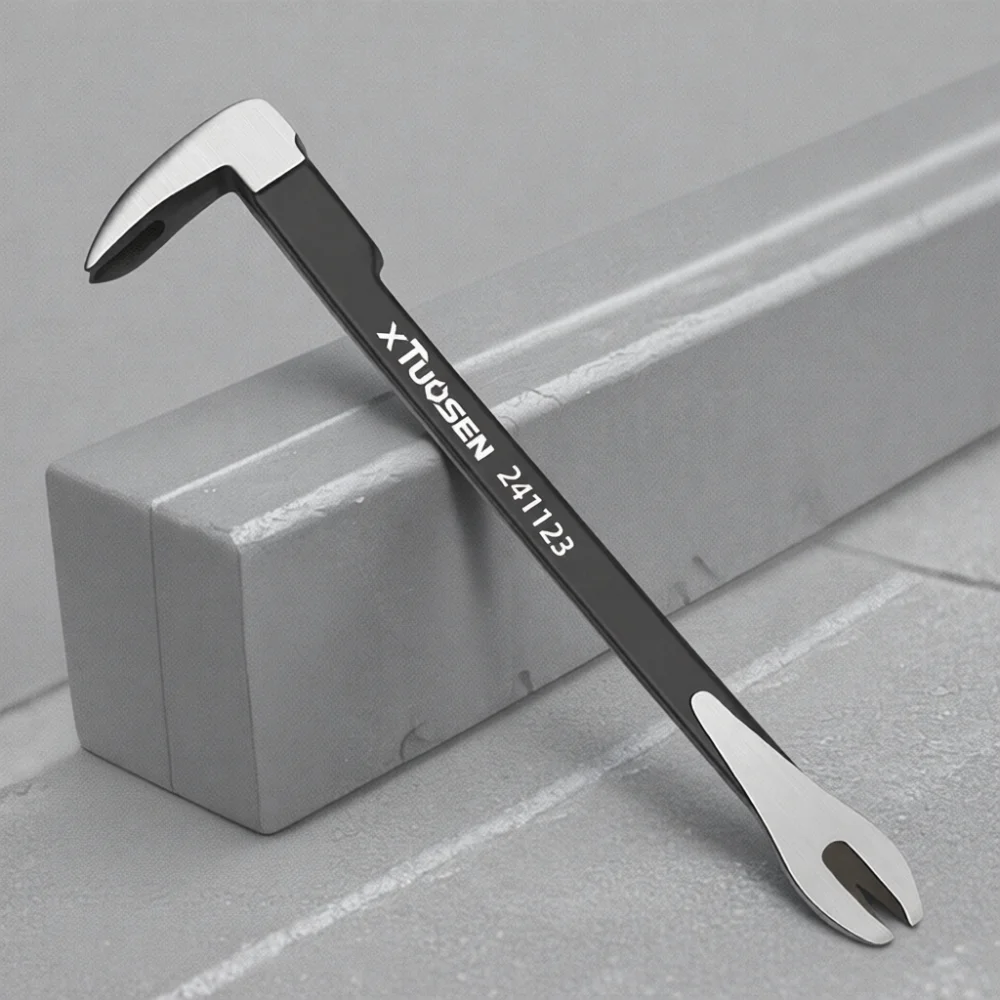 Durable Carbon Steel Pry Bar For Tuosen Nail Lifter Hand Tool Versatile Lever Bar For Home Repair Construction