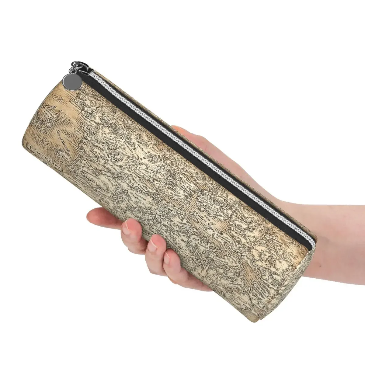 Annotated Map Of Faerun Pencil Cases Pen Holder Cylinder Pen Box Pencil Bag for Students Gifts