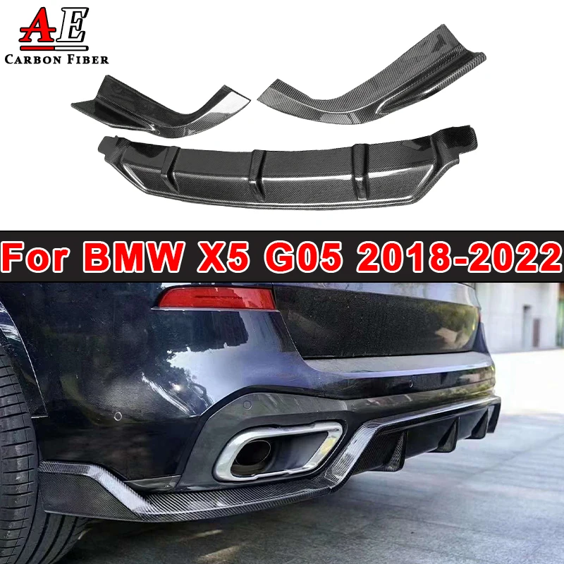 

Задний спойлер из углеродного волокна для BMW X5 G05 2018-2022, боковой разветвитель, передний защитный комплект