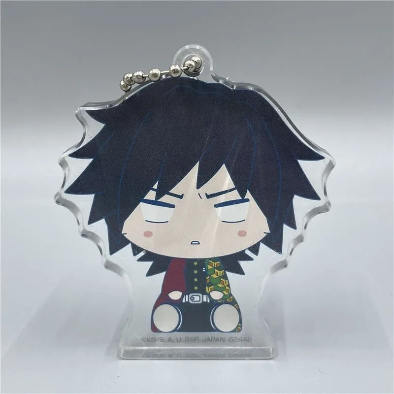 Demon Slayer Tanjiro Kamado Giyu Tomioka Rengoku Kyoujurou Pendant Anime Peripheral Cute Cartoon Acrylic Stand Kawaii Goods