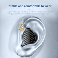 KZ x HBB PR2 In-Ear Metal Earphones Planar Magnetic Driver IEM HIFI Headphones Monitor Earbuds Bass Sport Headset