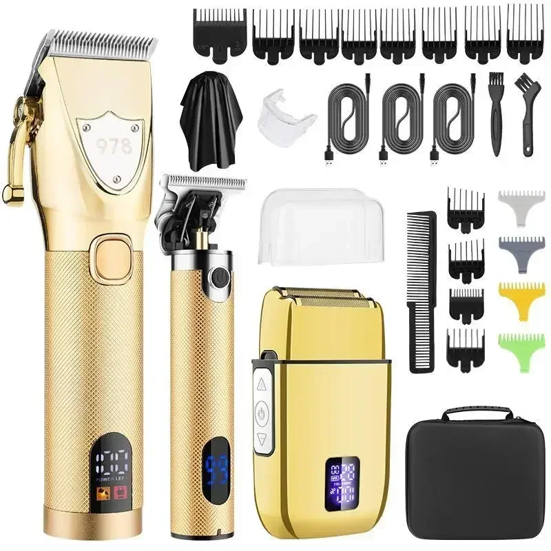 Professional Hair Trimmer Set, 29pcs Hair Grooming Kit, Hair Trimmer Set for Men, Barber Tool Set