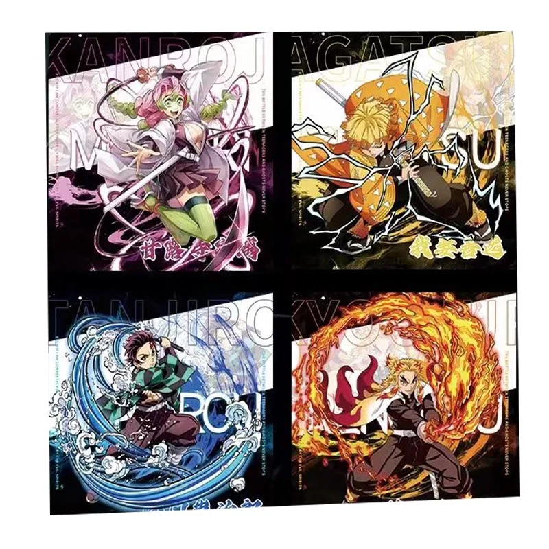 Demon Slayer Collection Cards  HUO KA Cultural Creativity Big  Card Anime Cards 1Case Party Games