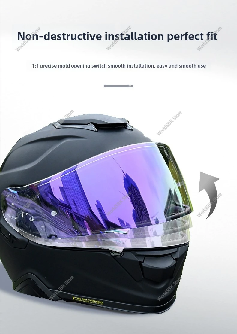 SHOEI Neotec gt-air I II   シールド Motorcycle Helmet Visor Lens Full Face Shield Lens Case for SHOEI