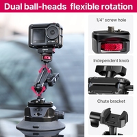 Ulanzi 360° Suction Cup Car Phone Action Camera Holder Hand Pump Adjustable Professional For GoPro for Insta360 for DJI Action