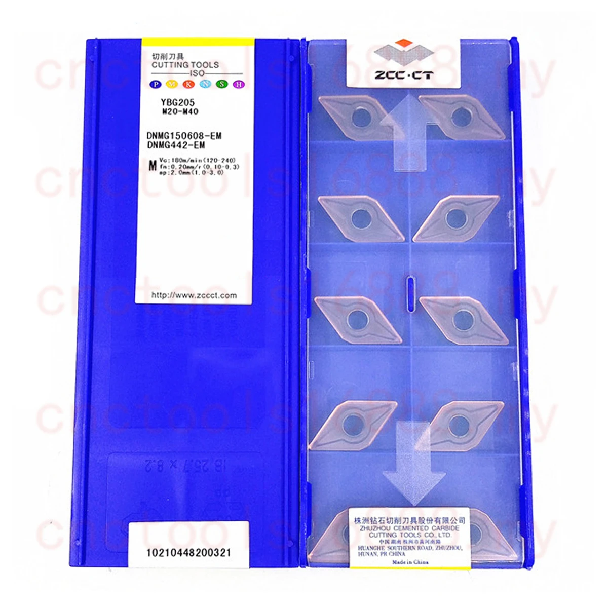 ZCC.CT DNMG110404 DNMG110408 DNMG150404 DNMG150408 DNMG150604 DNMG150608 DNMG150612 YBG202 YBG205 YBM253 YBM153 Carbide Insert