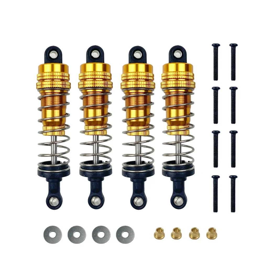 Amortiguador de Metal para coche MN86K MN86KS MN86 1/12 RC, accesorios de juguete de actualización, 4 Uds.