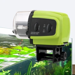 Portable Automatic Fish Feeder Tools Food Feeding 1 Pcs Automat Fish Timer Feeder Digital Display Plastic Home Aquarium