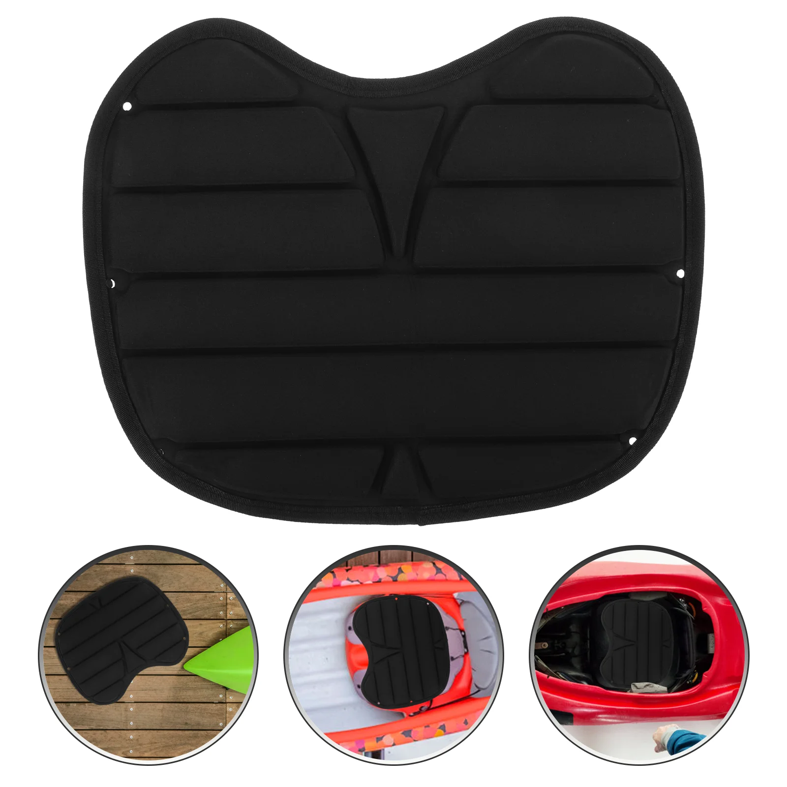 Double-sided Tape Cushion Canoe Seat Kayak Pad Sit Fishing Boat Comfortable Lightweight