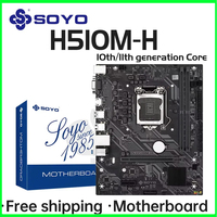 SOYO H510M-H Motherboard M-ATX Intel LGA 1200 Socket Support 10th 11th Generation Core CPU DDR4 SATA3.0 M.2 NVME PCI-E 4.0