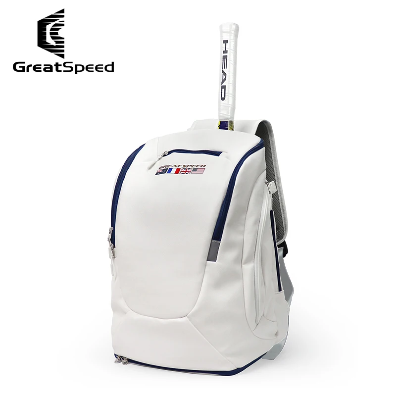 Great Speed  Badminton Racket Bag Backpack Large Capacity Fashion Men and Women Competition Training Waterproof Sports Bag