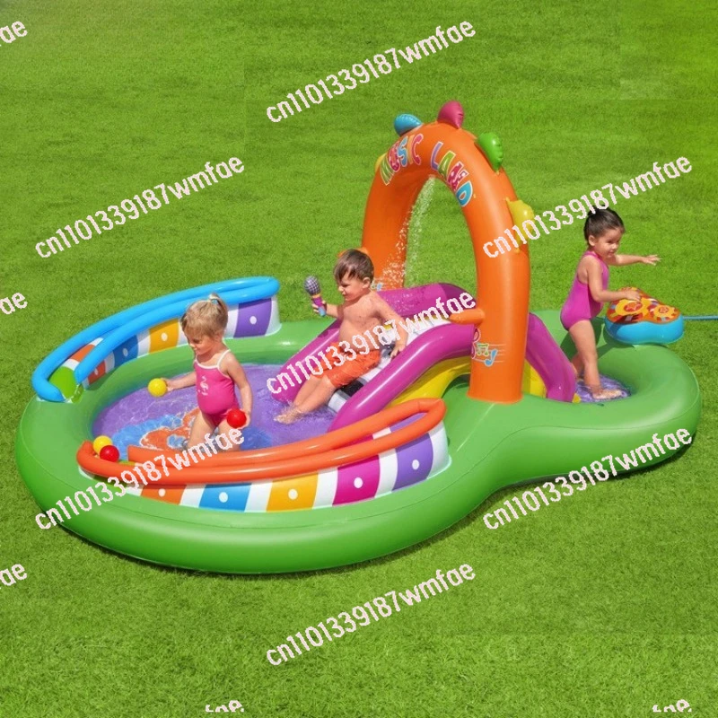 Inflatable Ocean Ball Pool Infant Children Playing Pool Swimming Fishing Sand 53117