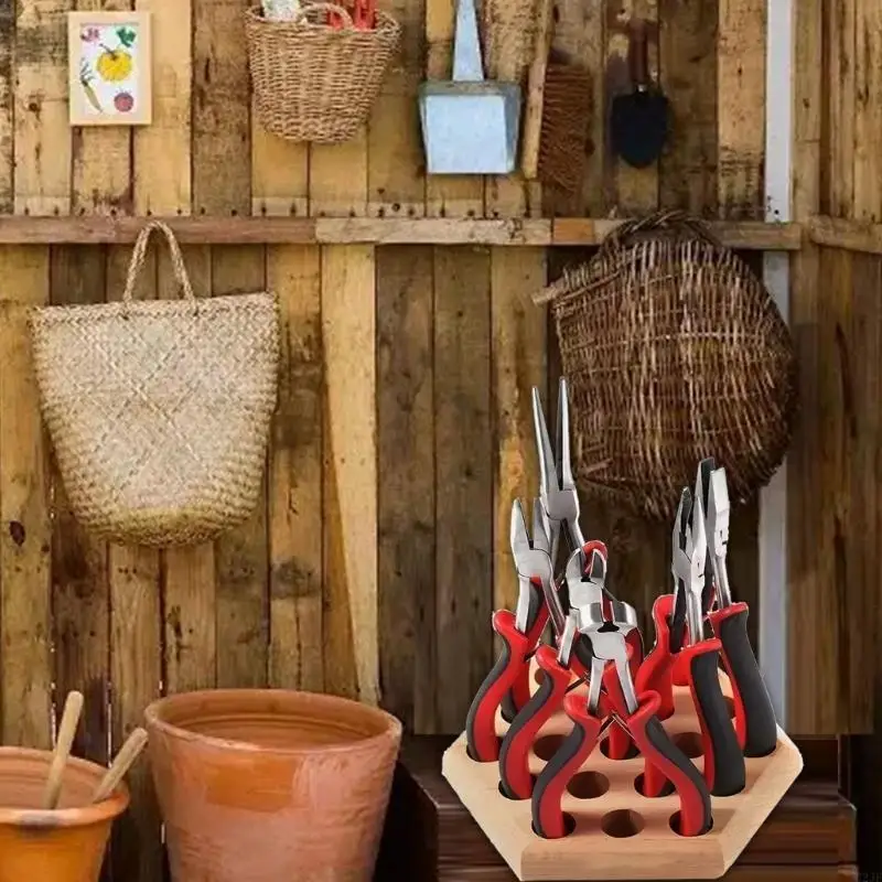 

Портативная подставка для хранения деревянных плоскогубцев. Удобный держатель плоскогубцев для обслуживающего персонала.