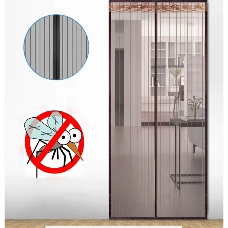 NEW Magnetic Screen Door Curtain Anti-Mosquito Net Fly Screen Mosquito Protection Net Magnet Spring for Doors Windows