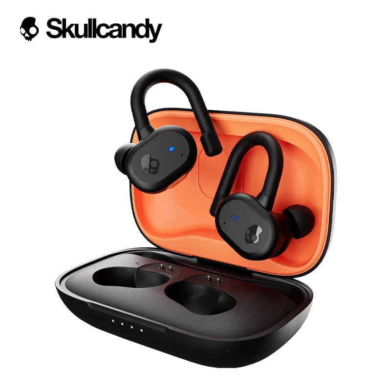 Auriculares Deportivos Bluetooth Skullcandy Push Active TWS, 44 Horas de Autonomía, Auriculares Intrauditivos, Resistencia al Agua IP55, Auriculares Inalámbricos para Exteriores