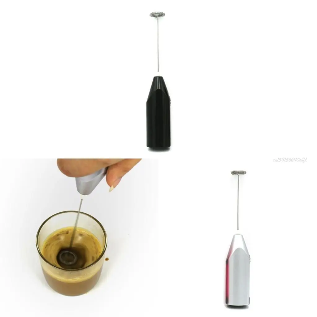 27RB Leche Frother Handheld Foam Maker Batir batidora bebidas Mini espuma para café con leche Café