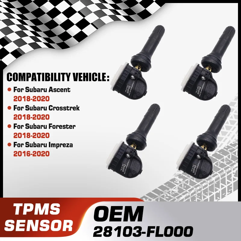 

TPMS Tire Pressure Monitor Sensor System For Subaru Ascent Subaru Crosstrek Subaru Forester 2018-2020 Subaru Impreza 2016-2020