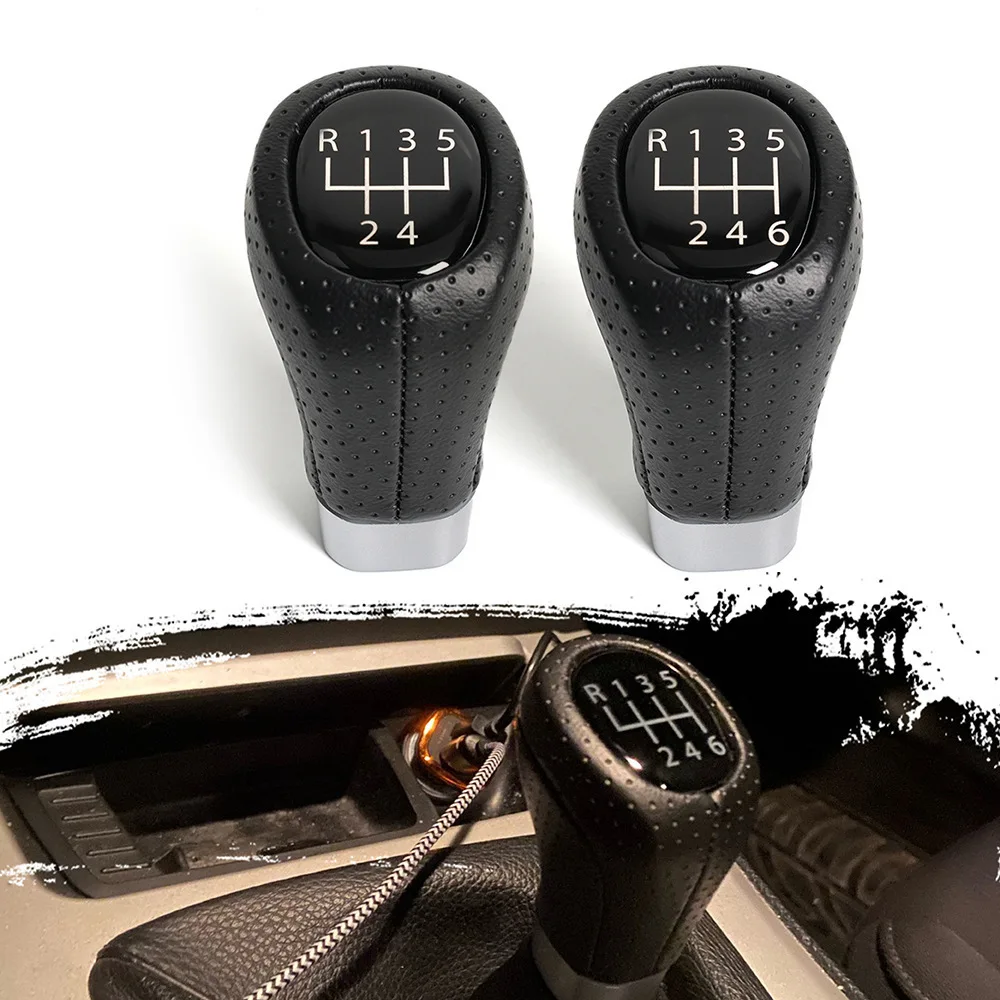 5/6 Speed Gear Shift Knob For BMW 1/3 Series E46 E60 E63 E64 E87 E88 E90 E91 E92 E93-Shifter Lever Stick Handball Internal Parts