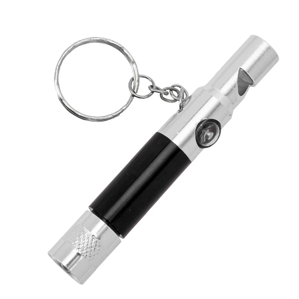 Outdoor Survival Whistle with Compass Flashlight Loud Safety Alert Multi-Tool for Camping Hiking Self-Rescue Scenarios