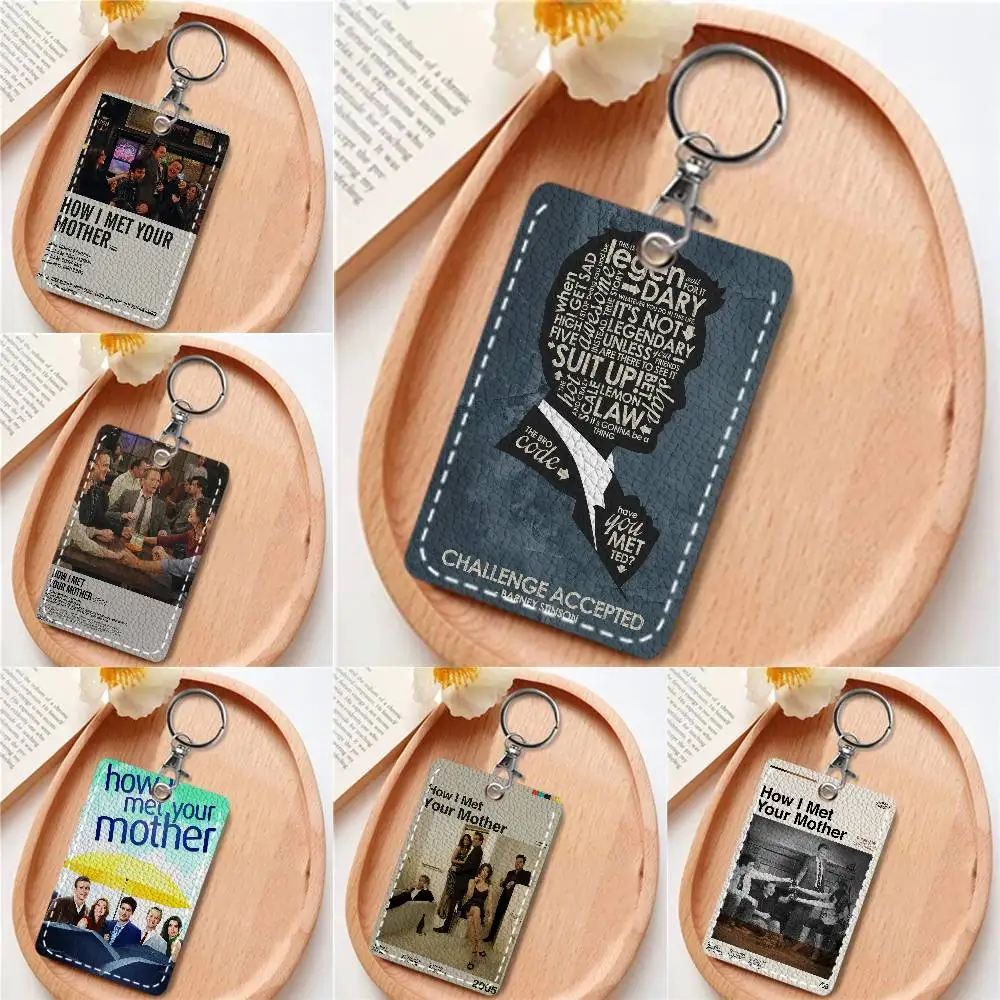 

Чехол для карт «Как я встретил вашу маму», подходит для кредитных карт и проездных, из мягкой кожи, прямоугольный, с защитным чехлом для ключей.