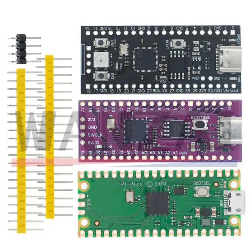 Oficjalna płytka Raspberry Pi Pico RP2040 Dwurdzeniowy mikrokomputer ARM o pojemności 264 KB i niskim poborze mocy Wysokowydajny procesor Cortex-M0+
