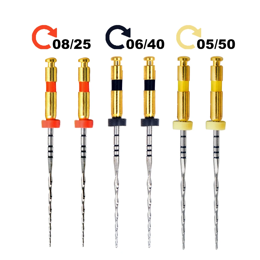 

6 pcs Dental Reciprocating rotary files endodontic niti files Root canal cleaning dentistry endo instrument endo motor files