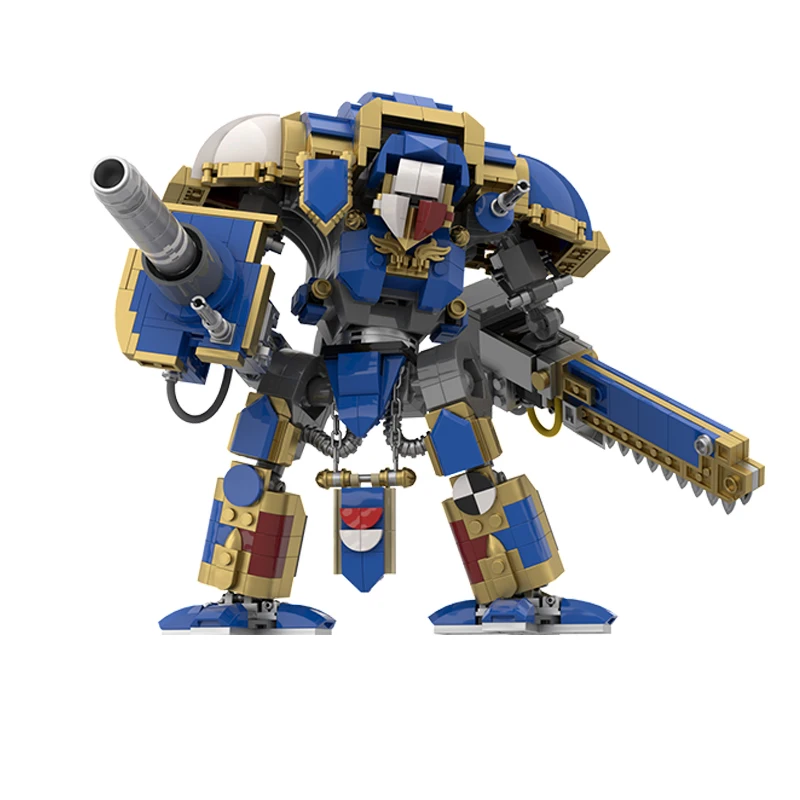 Beliebte Spiele 40K Modell Gebäude Moc Ziegel Hammer Schlacht Mech Sammlung Technologie Blöcke Geschenk Modulare Weihnachten Spielzeug DIY Sets
