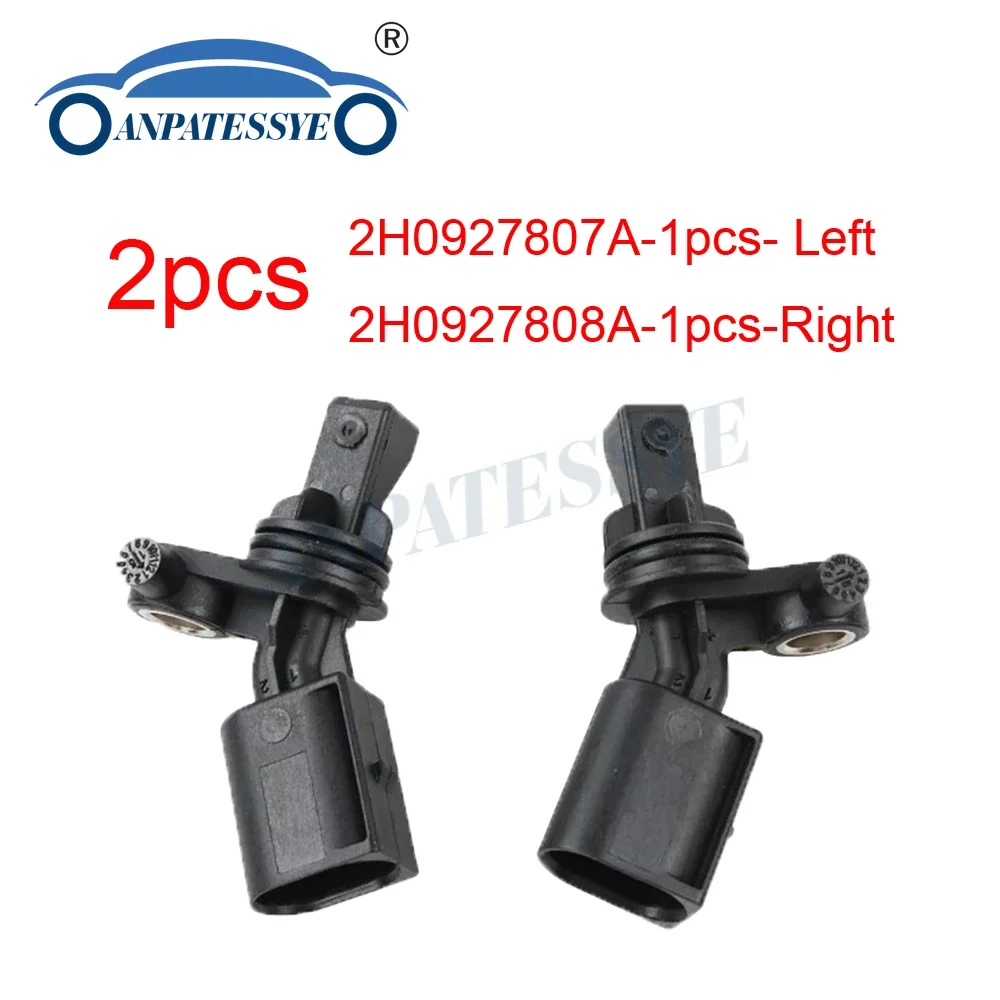 2H0927807A 2H0 927 808 A 2H0927808A ABS Sensor ABS Wheel Speed Sensor Rear Right & Left  For VW A3 TT Passat Amarok Volkswagen