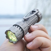 Maeerxu MT3 Titanium LED Flashlight 3000 Lumens High Power LED Torch Powerful EDC Outdoor Lighting  18350 Battery