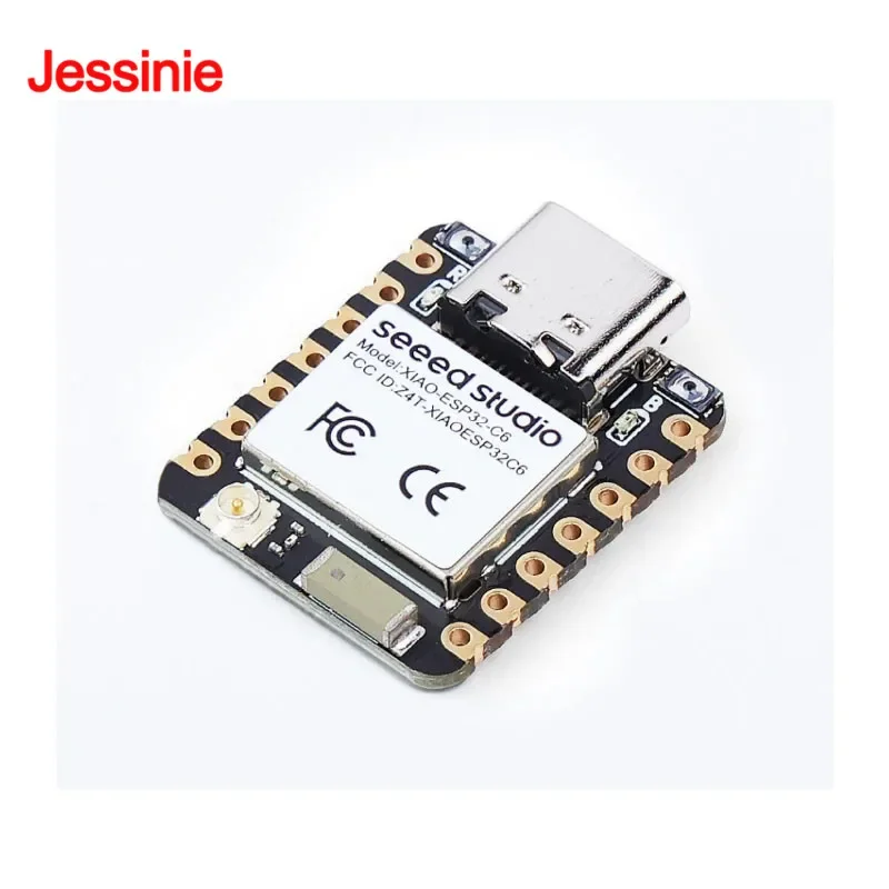 10pcs/1pc ESP32 Seeed Studio XIAO ESP32C6 WiFi 6+Bluetooth-compatible Ble 5 Support Zigbee Matter Wireless Development Board