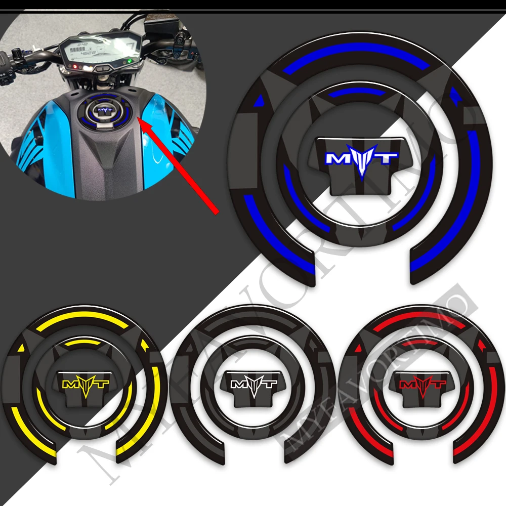 Motorrad Für Yamaha MT07 MT 07 SP MT-07 Tank Pad Griffe 3D Aufkleber Decals Protector Gas Heizöl Kit Knie 2018 2019 2020