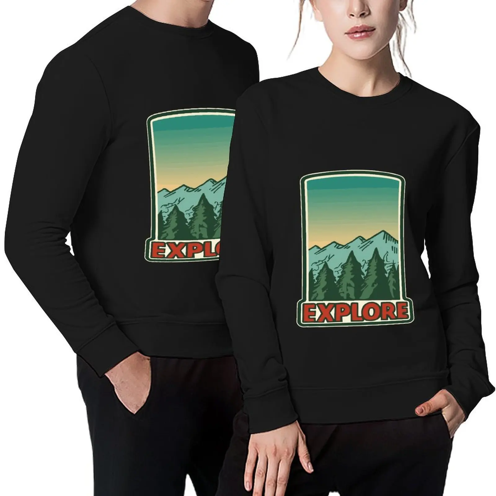 

Explore Outdoors Present Adventurer Gift Pullover anime clothing autumn new products mens clothing new sweatshirt