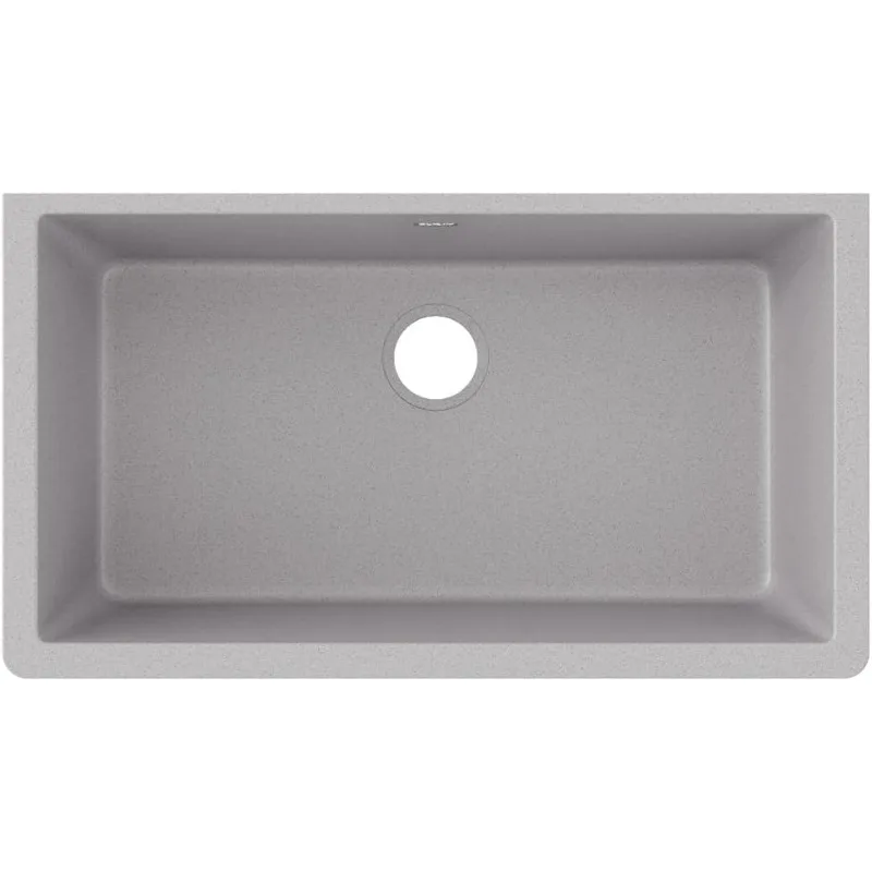 Quartz Classic ELGRU13322GS0 Greystone Single Bowl Undermount Sink