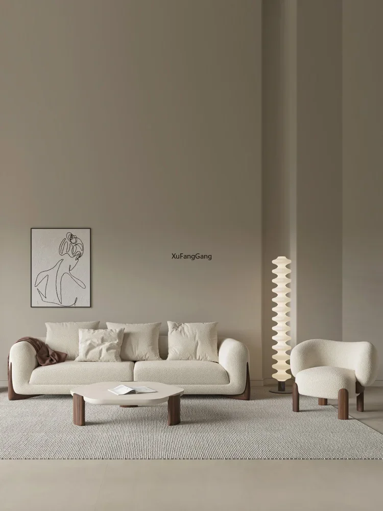 Armchair Balcony, Designer Sofa Chair Nordic Single Chair, Solid Wood Lounge Chair, Floor Chair, Vanity Chair Furniture Sofa