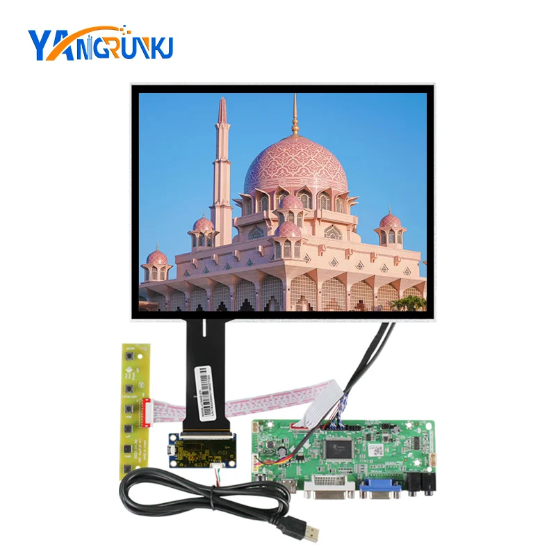 

10.4 Inch LCD GV104X0M-N10 1024x768 LVDS30Pin HDMI VGA Touch Driver Board For industrial control embedded touch monitor