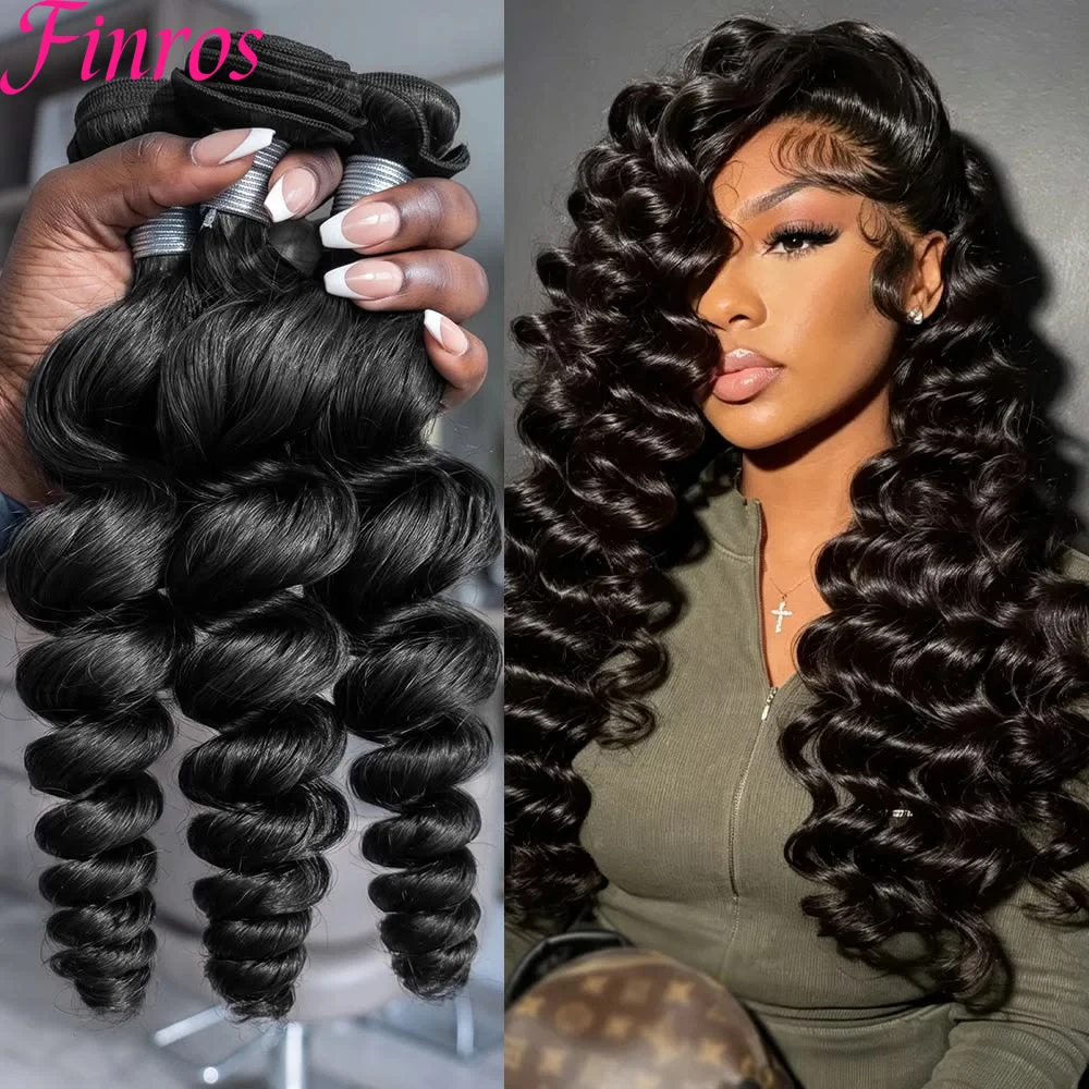 12A Raw Brazilian Loose Deep Wave Human Hair Bundles 30 Inch Virgin Remy Hair Extension For Women Sew In Quick Weave Bundle