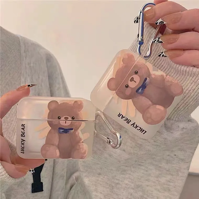 Catoon Design Case For Apple AirPods 1 2 Pro 3rd Generation Cute Case For AirPods Pro 2nd 3 Case With Keychain Lanyard