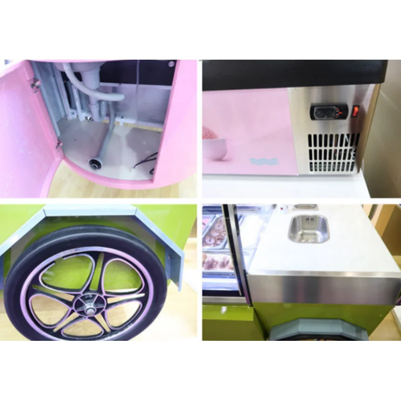 Best-selling products: handcarts, freezers, mobile popsicles, ice cream, food trucks