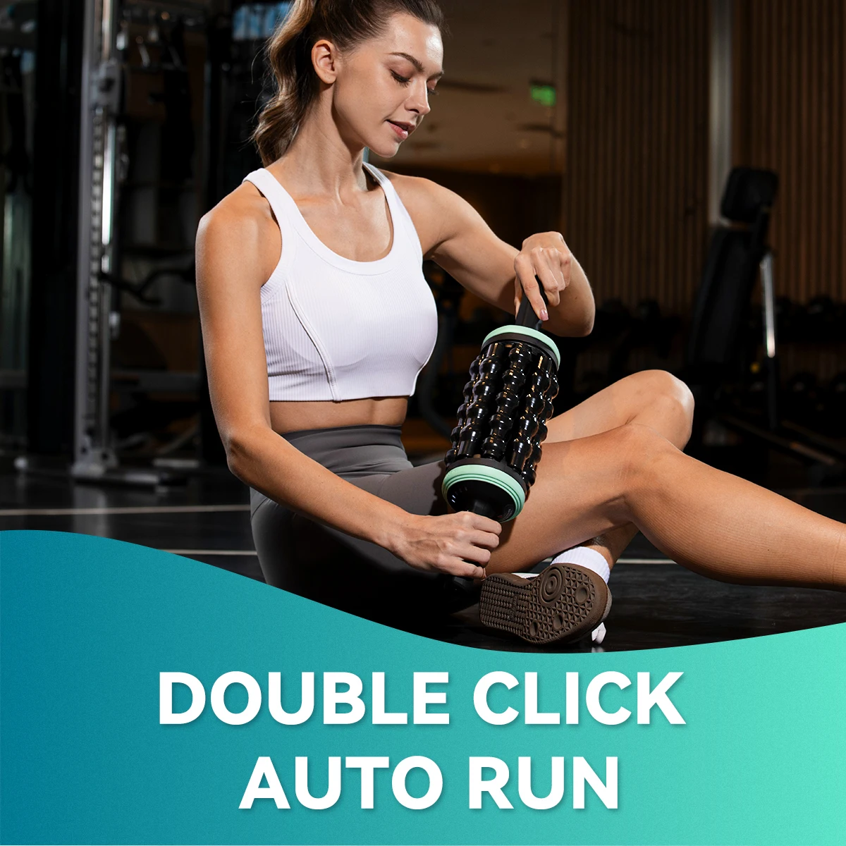 RPM المتداول قرع مدلك 5-سرعات باليد مدلك لساق الظهر القدم العجل العضلات الاسترخاء الجسم كله الإغاثة