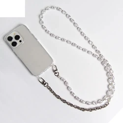 Amazon Best Selling Pearl Beads High Quality Irregular Shape Beads for iphone 14 13 12 16 Pro Max Necklace Crossbody Phone Case