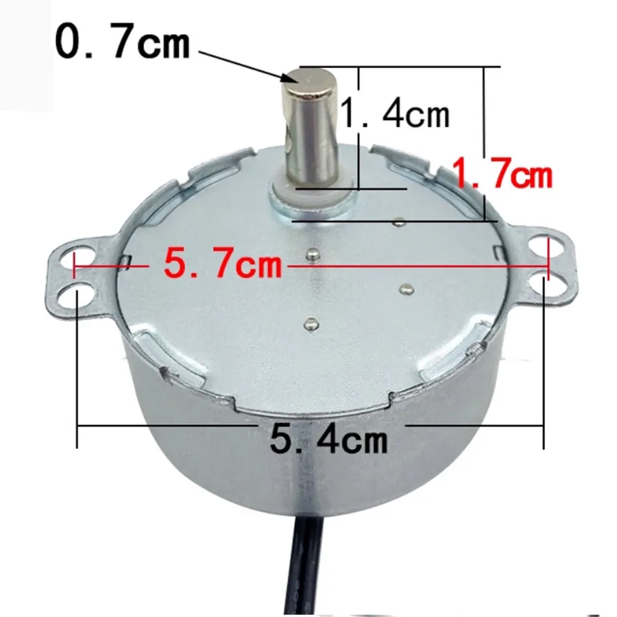 

Синхронный двигатель вентилятора, вращение 5/6, встряхивающий синхронный двигатель, аксессуары для электрических вентиляторов, поворотный 4 Вт