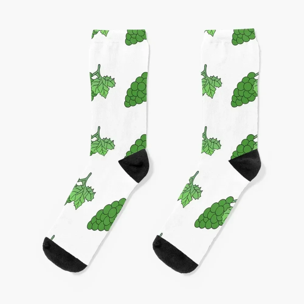 

Green Wine Grapes Socks gifts Rugby Women's Socks Men's