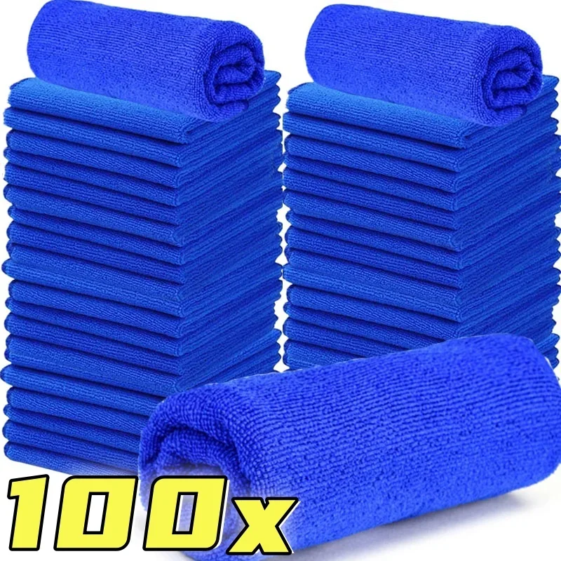 Microfiber Cleaning Cloths Lint Free Microfiber Cleaning Towel Cloths Reusable Cleaning Towels w/ Super Absorbent for Car Window